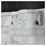 Sundaze Shoe Rack - 10 Tier Tall Shoe Rack for Closet, Sturdy Stackable Shoe Organizer for Closet, Bedroom, Entryway, Garage, Non Woven Fabric Shelf, Black, Holds 20-30 Pairs