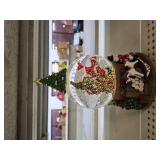 LOVE FOR YOU Gift Wrapped Lighted Christmas Tree Snow Globe Music Box Santa Claus Walnut Soldier Rocking Horse Dog Teddy Bear Train Festival Xmas Indoor Home Decoration Ornament Holiday Party Gifts