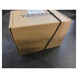 Lot of 2, Antique Brass Cabinet Pulls 3"(76mm) Hole Center Kitchen Retro Handles for Furniture and Drawers Vintage Square Dresser Handles Farmhouse Knobs Drawer Pulls Hardware Q-AB76-2 (2)