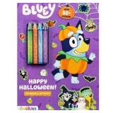 Bluey Colortivity: Happy Halloween! - (Color & Activity with Crayons) by Grace Baranowski (Paperback)
