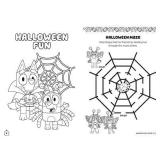 Bluey Colortivity: Happy Halloween! - (Color & Activity with Crayons) by Grace Baranowski (Paperback)