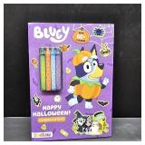 Bluey Colortivity: Happy Halloween! - (Color & Activity with Crayons) by Grace Baranowski (Paperback)