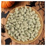 150 Mini Plastic Skull Heads, Halloween Miniature Figurines Skulls Heads Ornaments for DIY Crafts, Home Prank Props, Bar Home Table Decoration, Party Favors, Beige