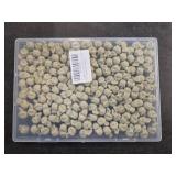 150 Mini Plastic Skull Heads, Halloween Miniature Figurines Skulls Heads Ornaments for DIY Crafts, Home Prank Props, Bar Home Table Decoration, Party Favors, Beige