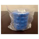 XJSXZC Silicone Ice Bucket, Ice Cube Mold Ice Trays, (2 in 1) Ice Cube Maker, Round,Portable,For Frozen Whiskey, Cocktail, Beverages(blue)