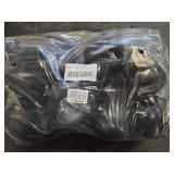 Winlyn 7 Pcs Assorted Artificial Black Pumpkins Halloween Faux Rustic Decorative Foam Pumpkins for Fall Halloween Thanksgiving Tabletop Centerpiece Mantel Kitchen Decor