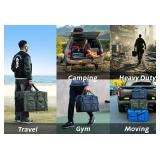 100L Duffle Bag Foldie Travel Bag Expandable Duffle Bag for Travel Carry on Bag Foldable Heavy Duty Large Sports Foldable Luggage Bag 31.89 * 16.93 * 11.81 inchs Waterproof storage carry-on bag