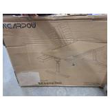 Limitless TotalDesk Portable Modern Workstation and Lap Desk with Adjustable Height & Tilt (Black)