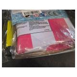 Hammock Pool Float 2 Pack - Water Hammock Loungers, Multi-Purpose Swimming Pool & Beach Accessories (Saddle, Lounge Chair, Drifter) for Adults, Supports 100kg Blue & Pink