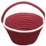 Holiday Accent Gift Basket - Red 8 x12  x7