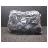 Winlyn 7 Pcs Assorted Artificial Black Pumpkins Halloween Faux Rustic Decorative Foam Pumpkins for Fall Halloween Thanksgiving Tabletop Centerpiece Mantel Kitchen Decor