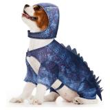 Stegosaurus Dog Costume Dinosaur Dog Costume Halloween Dino Pet Clothes for Pet Cat Halloween Party Cosplay Events Photo Props, Medium