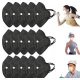 (15PCS,Black Filter) Filter Suitable for BROAD and Rsenr R18 AirPro Maskes Electrical Air Respirator,Compatible with BROAD Rsenr AirPro Filter