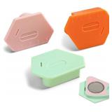 Sqsxgz 3 Pcs Magnetic Seam Guide for Sewing Machine,Magnetic Seam Guide,Seam Guide for Sewing Machine,Seam Guide,Multifunctional Polygonal Hemmer Guide with Scale, Sewing Accessories Supplies