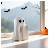 Halloween Ghost Figurine - Halloween Decor Indoor, Cute Finger Ghost Ornaments, Spooky Ghost Decorations, Funny Coffee Table Centerpieces, Home Office Decor