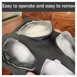 Skull Cake Pan Silicone Mold,6 Cavities Pirate Skull 3D Silicone Mold Baking Pan,For Baking, For Halloween,Easy Release & Dishwasher Safe