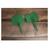 2 Pack Straight Design Green Sprinkler Shield Overspray Protector Guard (Straight2)