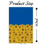 Lot Of 2 Ukraine Burlap Garden Flag Sunflower Patriot Patriotic Ukrainian Flags,12X18 Inch, Flag Only, for Yard Garden Outdoor Home Decor