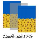 Lot Of 2 Ukraine Burlap Garden Flag Sunflower Patriot Patriotic Ukrainian Flags,12X18 Inch, Flag Only, for Yard Garden Outdoor Home Decor