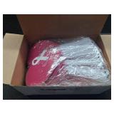 100 Pcs Breast Cancer Awareness Hand Fans Accessories Gifts Set Pink Ribbon Plastic Handheld Fans Bulk with Handle for Women Breast Cancer Charity Event Survivor Campaign Party Supplies