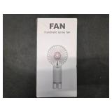 Mini Handheld Fan With Water Mist, Outdoor Portable Misting Fan Rechargeable, Water Spray, Hand Held, 2000mAh Battery Powered, Powerful & Ultra Quiet, for Travel, Sleeping, and Desk, White