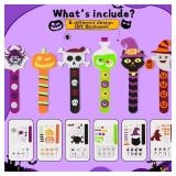 Halloween Crafts for Kids, Halloween Bookmark DIY Craft 24Pack, Halloween Party Favor Trick or Treat, Goodie Bag Gifts Toys, Classroom Prizes for Kids Art Activities