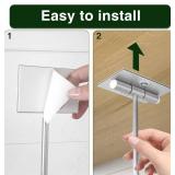 Modern Banana Hanger Hook Under Cabinet: Adhesive Banana Holder, Foldable with Magnets When Not in Use, Under Counter Banana Hook, Stainless, Hold 13 LB, Silver, 2 Pack