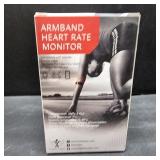 Vortec Armband Heart Rate Monitor | Bluetooth Heart Rate Monitor Armband | Rechargeable Ant+ Arm Heart Rate Monitor Compatible with Peloton, Strava, iFIT, NordicTrack