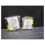 Lot of 2, Spooktacular Creations Scarecrow Hat Headband for Adults Kids, Brown Headwears Costume Accessories for Halloween Dress up Cosplay Party, One Size Sunflower Headpiece