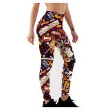 Halloween High Waisted Leggings for Women Fitness Yoga Pants Tummy Control Cycling Workout Gym. Small