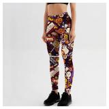 Halloween High Waisted Leggings for Women Fitness Yoga Pants Tummy Control Cycling Workout Gym. Small