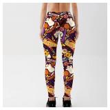Halloween High Waisted Leggings for Women Fitness Yoga Pants Tummy Control Cycling Workout Gym. Small