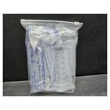 60mL Luer Lock Syringes Without Needle, Syringe for Liquid, Syringe for Science Labs, Feeding, Liquid Measurement, Pack of 4