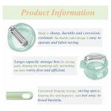 Vegetable Peeler with Container, Special Fruit Peeler with Catcher, Peeler with Storage for Kitchen, Box Storage Vegetable & Fruit Peeler for Potatoes, Apples, Carrots