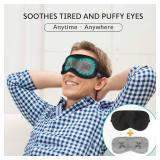 Mavogel Weighted Eye Mask for Sleeping - Weighted Sleep Mask with Removable Eye Pillow, Cooling Eye Mask for Men Women