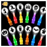 Halloween Party Favors for Kids,36 PCS Halloween Finger Lights Toy for Kids, Halloween Glow in the Dark toys bulk for Goodie Bag Stuffers, Trick or Treat Non Candy Treats Classroom Prizes Gifts