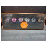 modelones Pink Nail Polish Set, 6 Colors White Gold Foil Glitter Silvery Pearl Shimmer Quick Dry Mini Starter, Long Lasting Art DIY Manicure Kit at Home for Women Girls Wedding Gifts