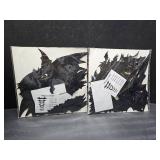 Lot of 2, Bats Wall Decor - 120 Realistic PVC 3D Black Scary Bat Wall Stickers for Creepy Home Decor & Halloween Party Decorations - DIY Wall Decal for Bathroom & Indoor Use