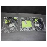 Lot of 3, 140 Pcs 3D Bats Halloween Decorations with Glow Eyes, Spooky and Scary PVC Bats Indoor and Outdoor Halloween Decor for Walls Windows Garage Bathroom Kitchen Bedroom and Parties, Gothic Decor