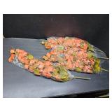 Artificial Hibiscus (Fall Orange, 4 pcs)