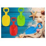Beach Toys Sand Shovel Day Play Set, 10.5" Inch Shovel, Birthday Treats for Boys and Girls (8-Pack)