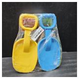 Beach Toys Sand Shovel Day Play Set, 10.5" Inch Shovel, Birthday Treats for Boys and Girls (8-Pack)