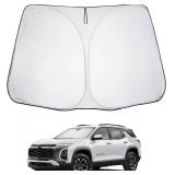 LUWU for 2025 Chevrolet Equinox Windshield Sun Shade Chevrolet Equinox Windshield Sunshades 2025 Chevrolet Equinox Accessories Chevrolet Equinox Sunshade Cover Block UV Ray Front Window Sunshade