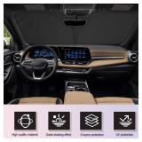LUWU for 2025 Chevrolet Equinox Windshield Sun Shade Chevrolet Equinox Windshield Sunshades 2025 Chevrolet Equinox Accessories Chevrolet Equinox Sunshade Cover Block UV Ray Front Window Sunshade