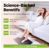 Puregrounding  Grounding Mat 16" x 24" for Sleep, Pain Relief, Anti-Inflammation, Mood, Indoor Grounding, Conductive Carbon