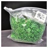 96 Pieces St Patricks Day Accessories Include St Patricks Day Necklace Shamrock Beads Necklaces and Temporary Shamrock for Party Cosplay Costumes