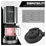 NC301 Outer Bowl Lid,Creami Replacement Parts, Creami Lid Replacement Compatible with NC299AMZ/NC301/NC300 Series(NO Paddle)