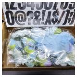 Focushine DIY Graduation Cap Decorations Kit: Artificial Flowers, 3D Butterfly, Rhinestones & Alphabet Stickers for 2025 Grad Party