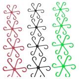 12pcs Plant Support Clips for Climbing Plants Durable Plastic Holders for Flower Stem Stabilization Easy to Install Suitable for Indoor and Outdoor Use