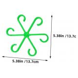 12pcs Plant Support Clips for Climbing Plants Durable Plastic Holders for Flower Stem Stabilization Easy to Install Suitable for Indoor and Outdoor Use